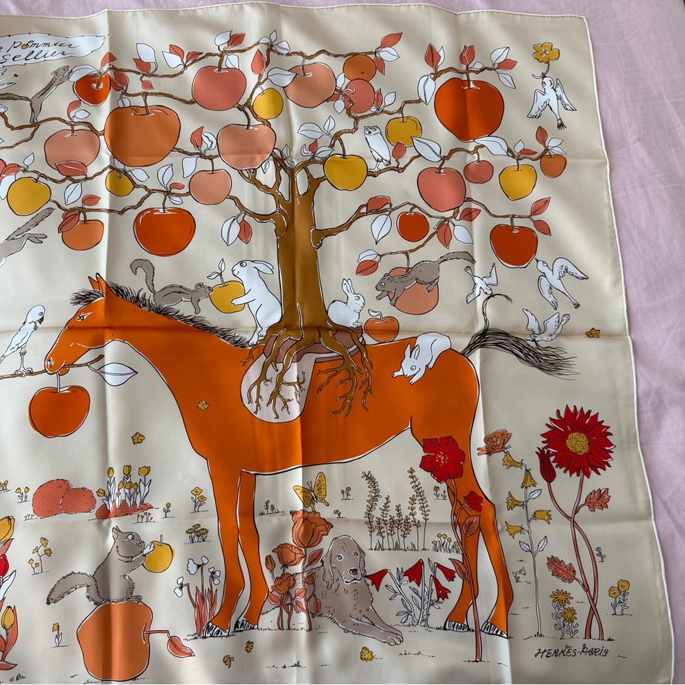 Le Pommier Sellier scarf 90